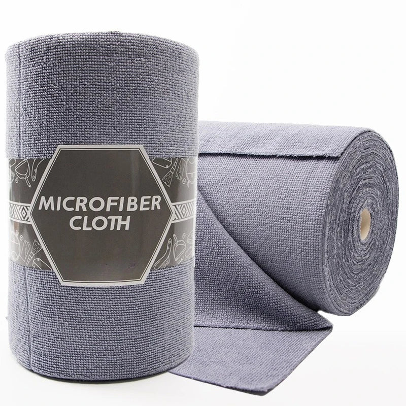Lingettes Microfibre Réutilisables - Rouleau de 50 Feuilles